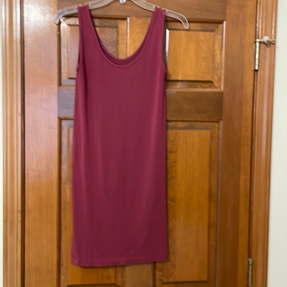 M.Rena burgundy shift.